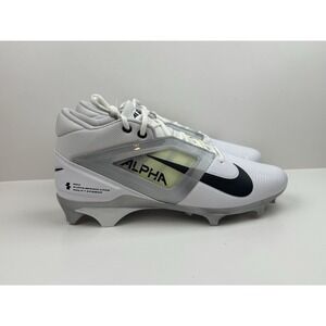 Nike Alpha Menace 4 Pro Men's 12.5 Football Cleats White/Photon Dust FD7037-100